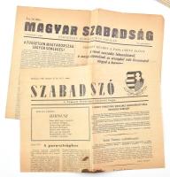 1956 6 db forradalmi újság + 1 röplap