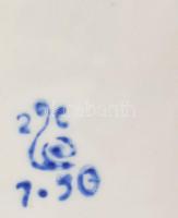 Polona Art Kerámiagyár: Ukrán szerelmespár. Kézzel festett porcelán, jelzett, kopásokkal, m: 28 cm