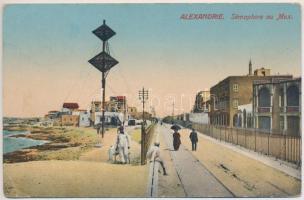 1914 Alexandria, Alexandrie; Sémaphore au Mex (EK)