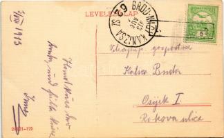 1913 Lipik, Kursalon / fürdő, társalgóterem / spa, bath + "BROD - NAGY-KANIZSA 62. SZ." va...