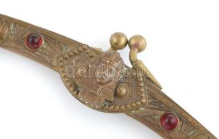 Art Deco színházi táska szerelék. h: 19,5 cm