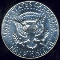 USA 1969D 1/2$ Ag "Kennedy" T:1/2+