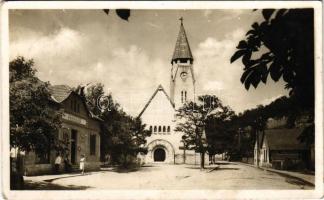1941 Zebegény, Római katolikus templom, Hangya szövetkezet üzlete és saját kiadása (EK)
