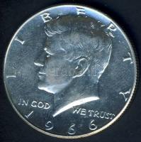 USA 1966. 1/2$ Ag "Kennedy" T:2/2+