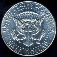 USA 1966. 1/2$ Ag "Kennedy" T:2/2+