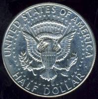 USA 1966. 1/2$ Ag "Kennedy" T:2/2+