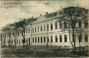 1912 Makó, DMKE (Délmagyarországi Magyar Közművelődési Egyesület) diákotthon. Vészi Dezső kiadása (EK)