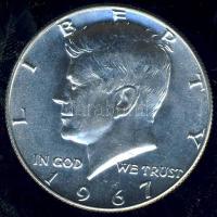 USA 1967. 1/2$ Ag "Kennedy" T:1/2+