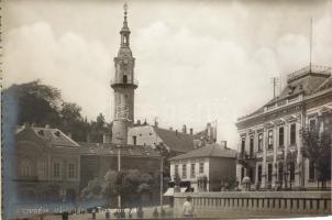 Veszprém - képeslap füzet 12 db képeslappal: vár, Davidikum, Püspökvár, ármegyeháza, székesegyház, u...