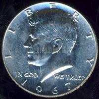 USA 1967. 1/2$ Ag "Kennedy" T:1/2