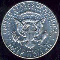 USA 1967. 1/2$ Ag "Kennedy" T:1/2