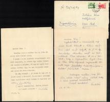 1966-72 Nagy Miklós (1924-2002) magyar irodalomtörténész, egyetemi tanár, 16 db levele Juhász Gézána...