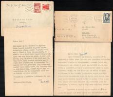 1966-72 Nagy Miklós (1924-2002) magyar irodalomtörténész, egyetemi tanár, 16 db levele Juhász Gézána...