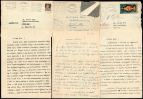 1966-72 Nagy Miklós (1924-2002) magyar irodalomtörténész, egyetemi tanár, 16 db levele Juhász Gézána...