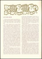 2004 Márai Sándor: Az egri bor. Bp., 2004, Jövendő. Kiadói papírmappában