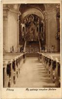 1933 Tihany, Az apátsági templom főoltára, belső. Dr. Vigyázó Jánso felvétele (Rb)