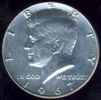 USA 1967. 1/2$ Ag "Kennedy" T:2