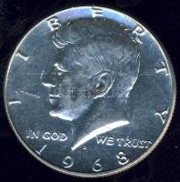 USA 1968D 1/2$ Ag "Kennedy" T:2