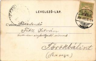 1904 Vác, Piac tér. Divald Károly 595. sz. (EK)