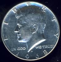 USA 1968D 1/2$ Ag "Kennedy" T:1/2