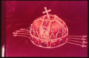 cca 1978 A Magyar Koronázási jelvények dia sorozat borítóval