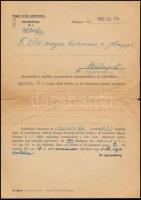 1942 Budapesti Deák téri ág. hitv. evangelikus testvéregyházak népiskolájának értesítője 20 p . + 3 ...