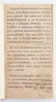 [Losontzi István]: Hármas Kis-Tükör, 1825-ös kiadásának hiányos példánya 7-154 oldalig modern vászonkötésben