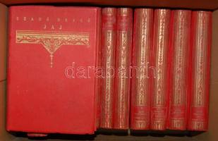 1926 Szabó Dezső művei sorozat 11 kötetben, Genius kiadás, aranyozott kiadói egészvászon kötés, fest...