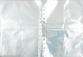 A4-es képeslap album összesen kb. 300 férőhellyel / A4 size postcard album for cca. 300 postcards