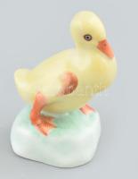 Herendi kacsa. Kézzel festett, jelzett, hibátlan 7 cm