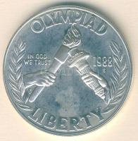 USA 1988. 1$ Ag "Olimpia-Liberty" T:PP