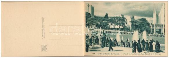1937 Paris, Exposition Internationale Arts et Techniques Promenade a Travers lExposition - postcard booklet with 20 postcards