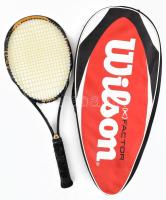 Wilson teniszütő, szép állapotban, kis kopásokkal, tokban h: 70 cm