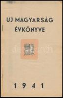 1941 Új Magyarság Évkönyve, előfizetői tiszteletpéldány, 159p