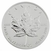 Kanada 1994. 5$ Ag II. Erzsébet / Juharlevél (31,1g/0.999) T:BU Canada 1994. 5 Dollars Ag Elizabeth II / Maple Leaf (31,1g/0.999) C:BU Krause KM#187
