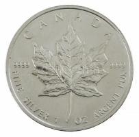 Kanada 2009. 5$ Ag "II. Erzsébet / Juharlevél" (31,1g/0.999) T:BU Canada 2009. 5 Dollars Ag "Elizabeth II / Maple Leaf" (31,1g/0.999) C:BU Krause KM#625