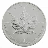 Kanada 2010. 5$ Ag II. Erzsébet / Juharlevél (31,1g/0.999) T:BU Canada 2010. 5 Dollars Ag Elizabeth II / Maple Leaf (31,1g/0.999) C:BU Krause KM#625