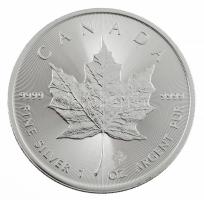 Kanada 2020. 5$ Ag &quot;II. Erzsébet / Juharlevél&quot; (31,1g/0.999) T:BU Canada 2020. 5 Dollars Ag &quot;Elizabeth II / Maple Leaf&quot; (31,1g/0.999) C:BU Krause KM#1601