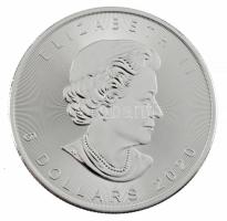 Kanada 2020. 5$ Ag "II. Erzsébet / Juharlevél" (31,1g/0.999) T:BU
Canada 2020. 5 Dollars ...