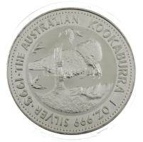 Ausztrália 1993. 1$ Ag Kacagójancsi (31,1g) T:BU Australia 1993. 1 Dollar Ag Kookaburra (31,1g) C:BU Krause KM#209