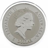 Ausztrália 1993. 1$ Ag "Kacagójancsi" (31,1g) T:BU Australia 1993. 1 Dollar Ag "Kooka...