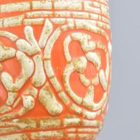 Iparművészeti Gorka váza, kerámia, jelzés nélkül, hibátlan, m: 18,5cm