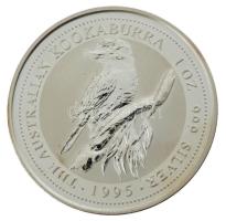 Ausztrália 1995. 1$ Ag Kacagójancsi (31,1g) T:BU Australia 1995. 1 Dollar Ag Kookaburra (31,1g) C:BU Krause KM#260