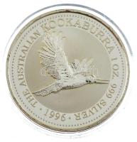 Ausztrália 1996. 1$ Ag Kacagójancsi (31,1g) T:BU Australia 1996. 1 Dollar Ag Kookaburra (31,1g) C:BU Krause KM#289