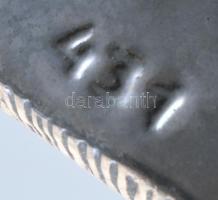 Német retró kerámia tál, jelzett, hibátlan 16x8,5 cm