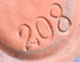 Német retró füles váza, jelzett, hibátlan, m: 20 cm