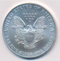 Amerikai Egyesült Államok 2001. 1$ Ag sérült kapszulában T:1 USA 2001. 1 Dollar Ag in damaged capsul...