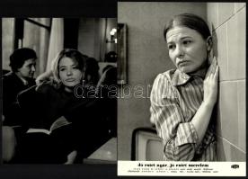 Törőcsik Mari (1935-2021) színművésznő három különféle filmszerepben, 3 db vintage produkciós filmfo...