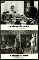 cca 1989 előtt készült ,,A békesség kora" című olasz film jelenetei és szereplői, 13 db vintage...