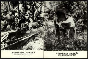 cca 1960 ,,Robinson család" című amerikai film (gyártó és forgalmazó Walt Disney) jelenetei és ...